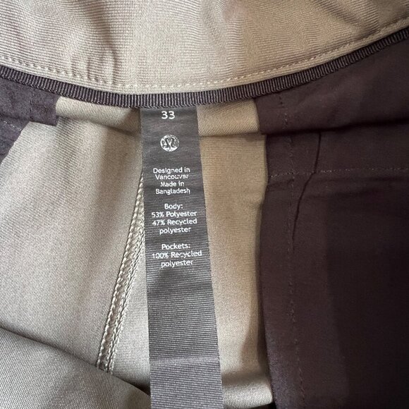 Lululemon Commission pants Classic 31”, Gray Sage, Size 33 G83 - Picture 13 of 13